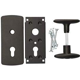 KOTARBAU® Garage Door Handle 76 x 173 mm Mounting Elements Door Handle Set with Sign Garage Door Handle Gate Fitting Steel