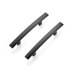 Ravinte 45 Pack | 5-3/16'' Curved Cabinet Pulls Matte Black