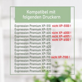 Magenta Printer Cartridges Compatible with Epson No. 26XL Expression Premium XP-510 XP-520 XP-600 XP-605 XP-610 XP-615 XP-620 XP-625 XP-700 XP-710 XP-720 XP-800 XP-810 XP-820 Pack of 5