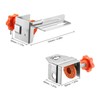 Cryfokt 4PCS Drawer Front Installation Clamps, 12mm to 50mm Adjustable