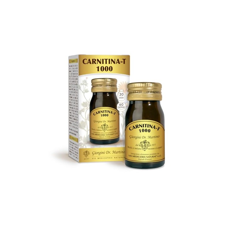 CARNITINA 1000 pastiglie - 30 g (integratore di carnitina, 1000