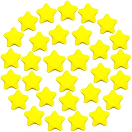 30pcs Star Squeeze Balls,Yellow Mini Star Stress Ball,2.16inch Foam Anxiety Relief Star Toys for School Reward,Carnival Prizes,Party Favors,Hand Exercise