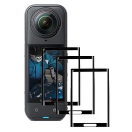 debous Insta 360 X5 Screen Protector for Insta360 X5 X 5 Anti-scratch Tempered Glass Clera Hard Protective Film Cover Shield (3pack)