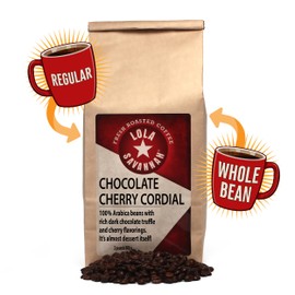 Lola Savannah Chocolate Cherry Cordial Whole Bean Caffeinated Coffee, 2lb