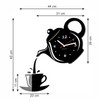 FLEXISTYLE Modern Wall Clock for Kitchen Cup and Jug 45