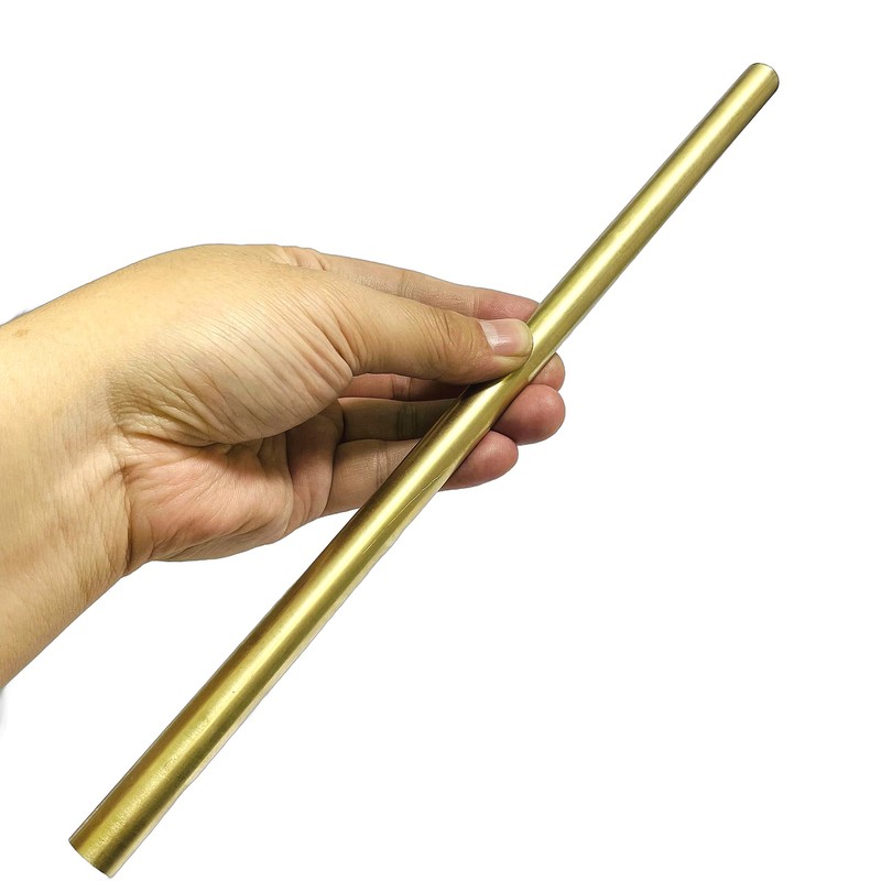 1PCS ZQToday Solid Brass Rods 1/2 x 12 Inch Brass
