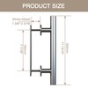 JUBEST 12'' Sliding Barn Door Handle Pull Flush Handle Set,