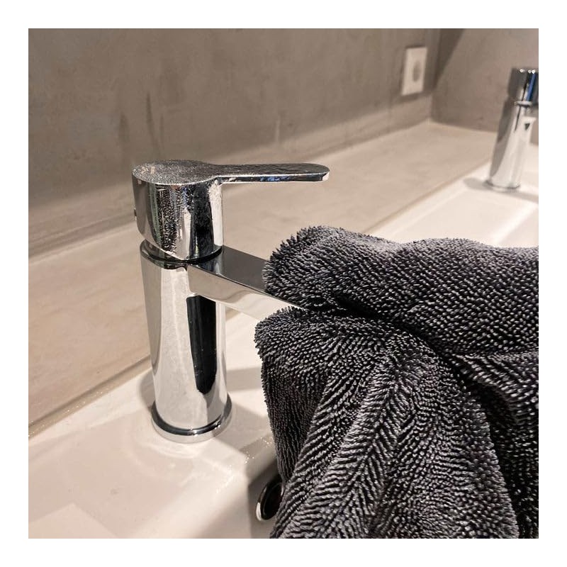 Toallitas de microfibra brillante para baño, ducha, 23.62 x 15.75