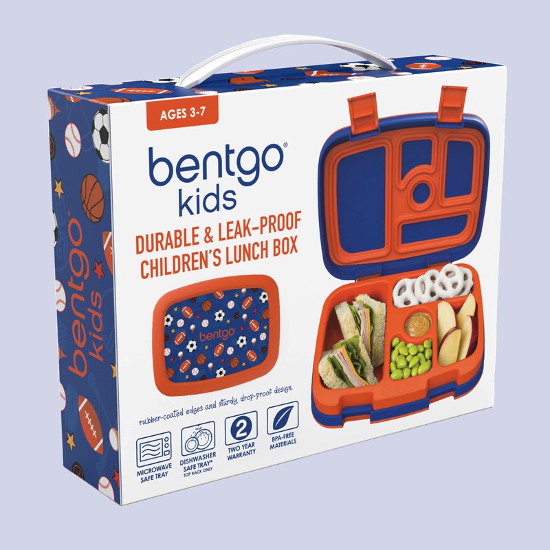 Bentgo Kids Prints - Lonchera infantil duradera y a prueba