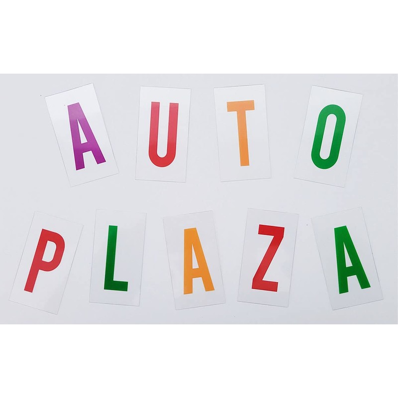 Extra Letters Number Symbols 104Pcs Colorful Compatible A4 Cinematic Message
