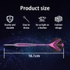 ZLFCypheria 3 Piece Darts with Metal Tip, Professional Steel Darts