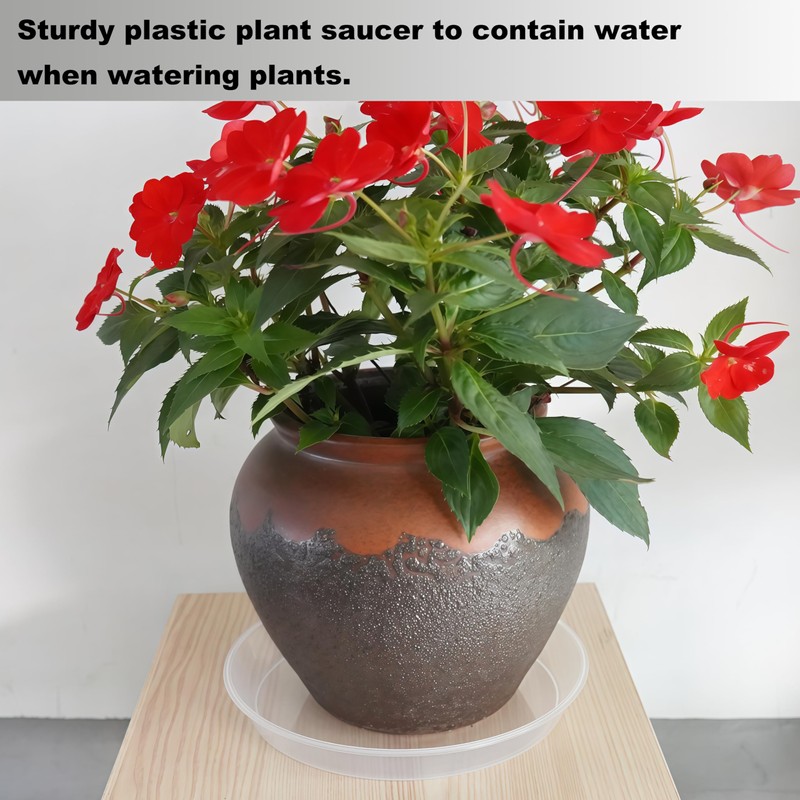 LWALRS Plant Saucer Tray, 15 Pack (6 8 10 inch)