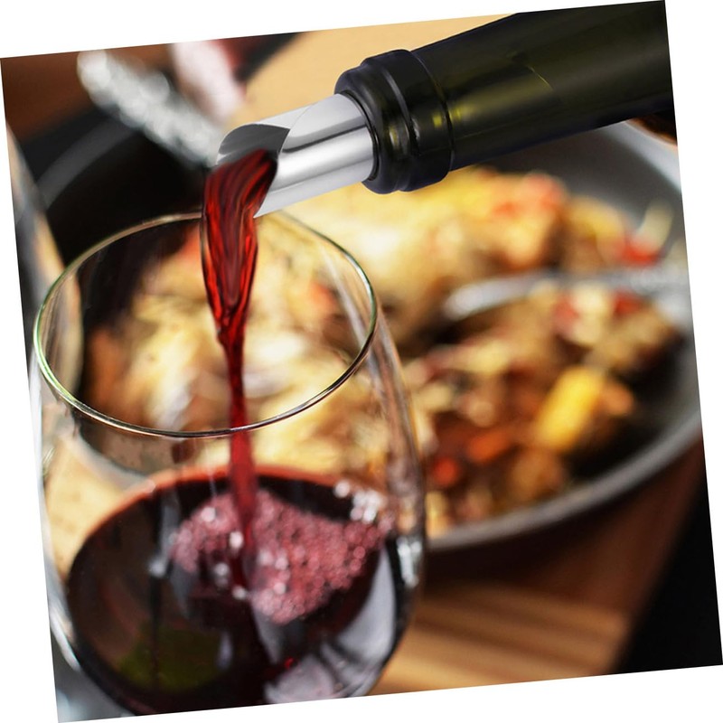 Ciieeo 30pcs Silver Disc Wine Pourer Discs Drip Stop Pour