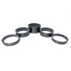 Carbon Head Spacers Set of 5 Washers Columns Stems with