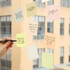 Mr. Pen- Clear Transparent Sticky Notes, 3”x3”, Earthy Colors, 12