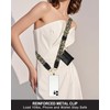 Nipichsha Crossbody Phone Strap with Wallet, Clip and Go Strap