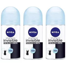 Nivea (paquete De 3 Botellas) Nivea Invisible Para Rollo De Black