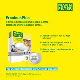 MANN-FILTER FP 20 006 Cabin Air Filter for Cars and Transporters