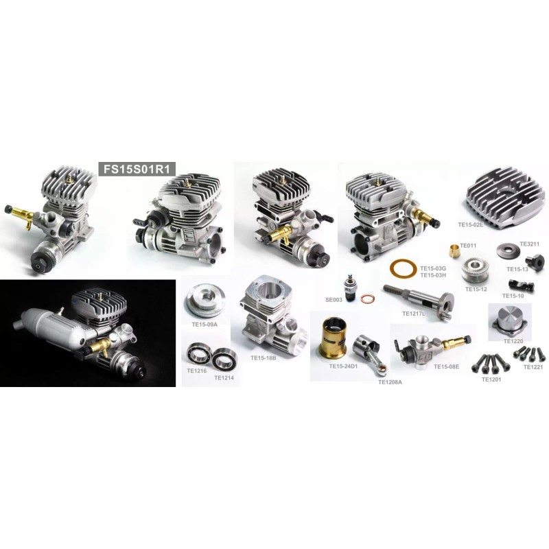 SH New SH .15 15 Side Exhaust RC Remote Control
