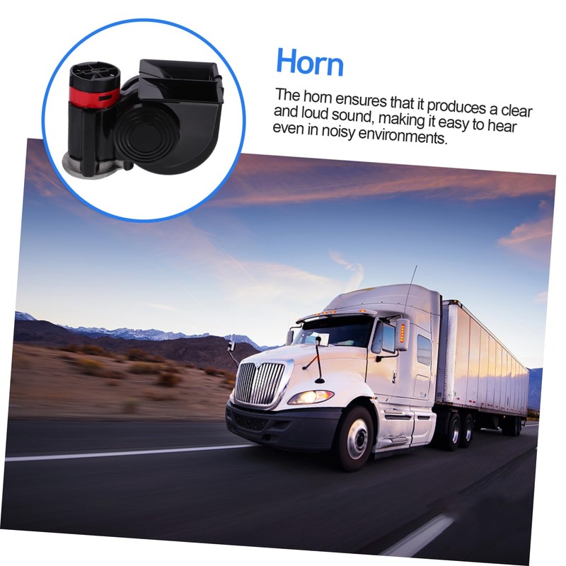 Mikinona Electric Car Horn Loud Truck Replacement Horn for Motorcycles