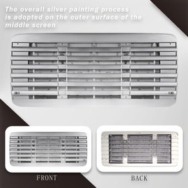 Front Hood Radiator Grille Compatible With Freightliner FL50 /60/70 /80/106 / 112/1991-2015 (WITH BUG SCREEN)