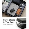 Travel Pill and Small Item Organizer Case, Compact Weekly Storage
