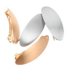 Generic 4pcs Hair Barrettes For Women: Metal Oval Hair Clips French Barrettes Elegant Hairpin Accessories For Formal Events Casual Wear Wedding Parties