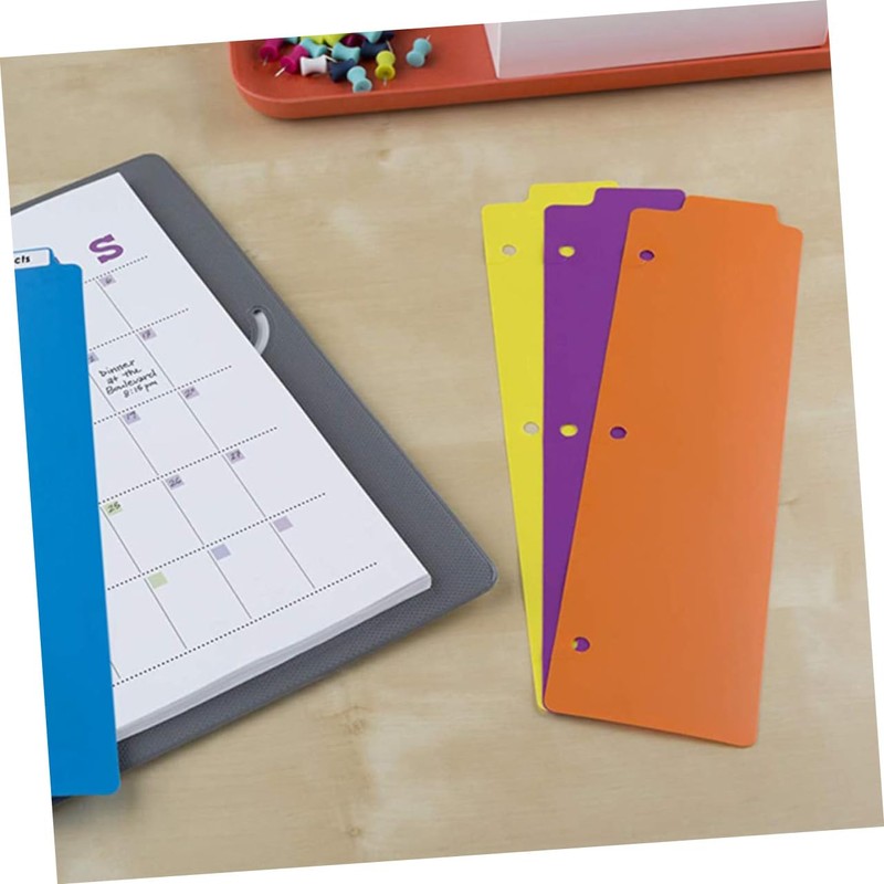 Operitacx Pack of 10 Notepad Dividers Index Cards Dividers Perforated