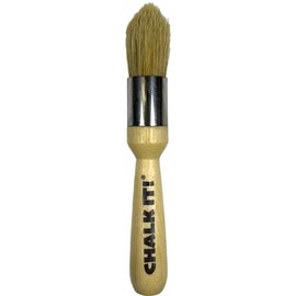 Chalk It! Round Paint Brush for Furniture Painting, Stencil and Waxing. Ideal for DIY Furniture & Home Decor