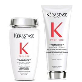 Kerastase DUO Premiere Decalcifying System Reparative Shampoo 250ml and Anti-Rigidity Decalcifying Repairing Conditioner 200ml