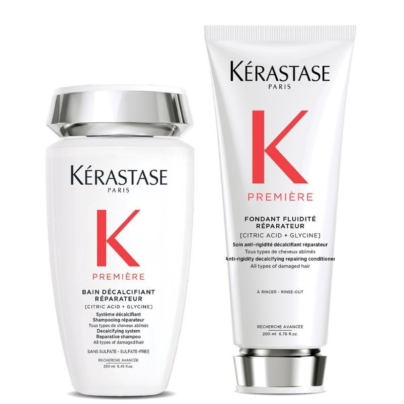 Kerastase DUO Premiere Decalcifying System Reparative Shampoo 250ml and Anti-Rigidity