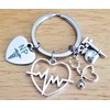 Kit's Kiss NP Nurse Practitioner Keychain Nurse Practitioner Gift NP