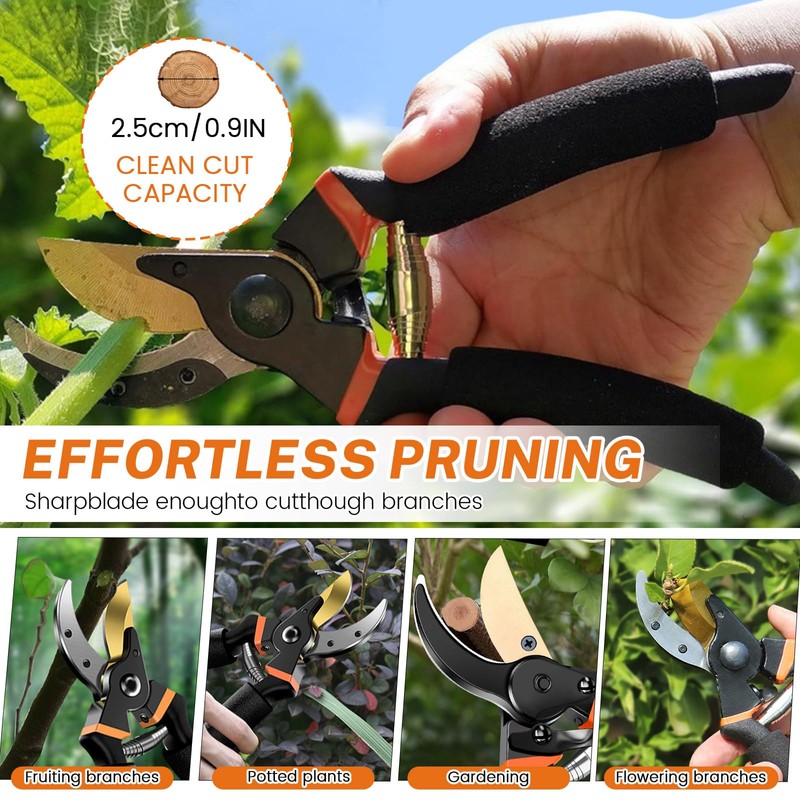 Pruning Shears, Professional Hand Pruning Shears for Gardening Pruning Shears
