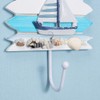 Yardwe 3 Pcs Nautical Wall Hooks Towel Robe Coat Hat