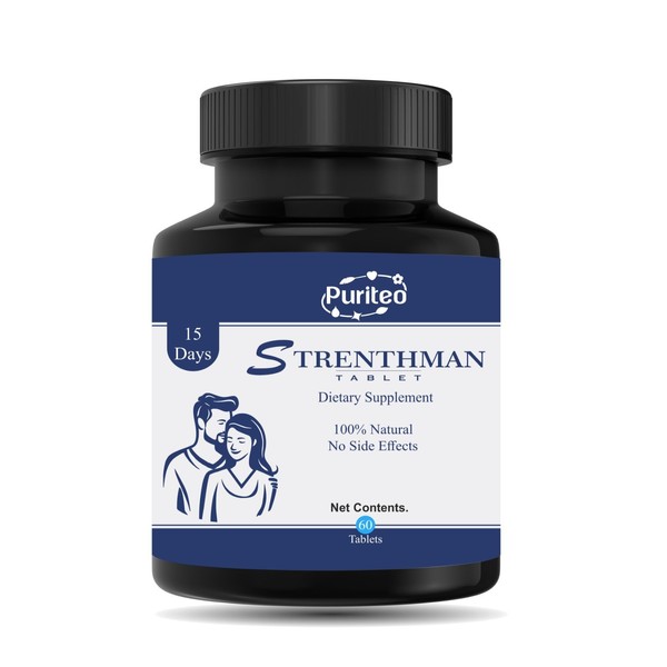 PURITEO Strenthman Tablet | 100% Vegetarian Formulation | 100% Natural