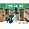 Knoweasy Professional Tongue and Groove Router Bit Set with 1/2