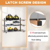 Cyhwealth Lumber Rack Wall Mount, Heavy Duty Wood Storage Racks,