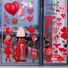 Valentines Day Decor Window clings 10 Sheet for Glass Windows