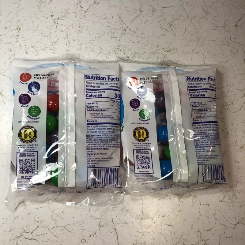 Charms Blow Pop "INSIDE OUTS"-Crushed Lollipops on the Inside/Gum on