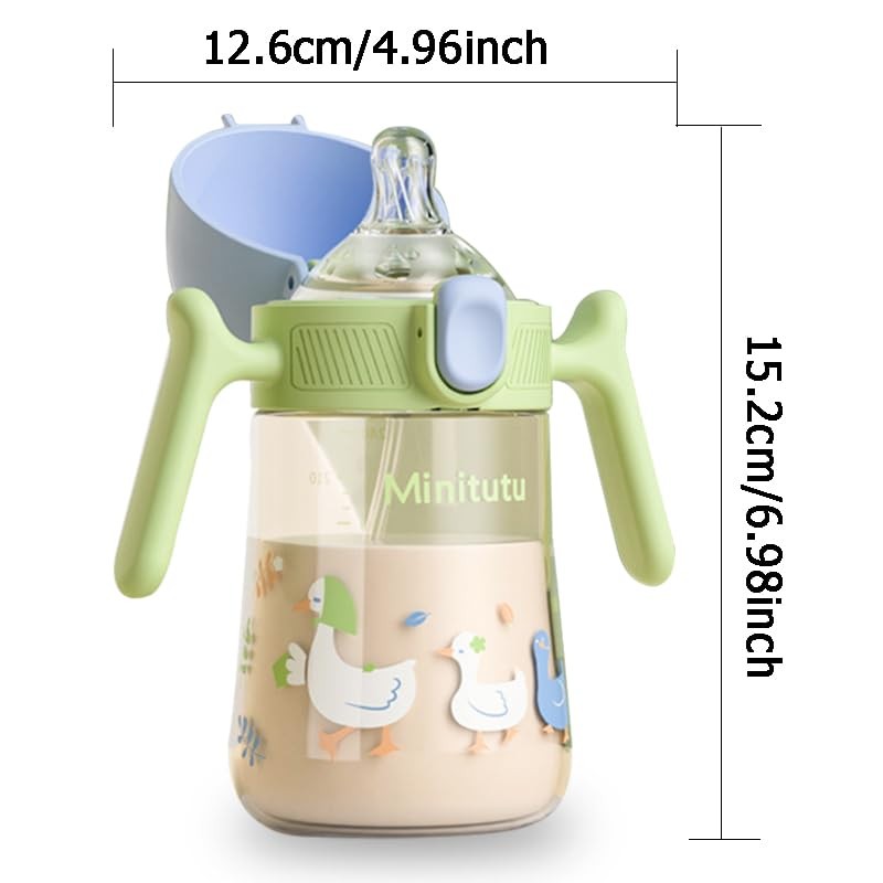 Qshare 3 in 1 Sippy Cup for Baby, Toddler Drinks