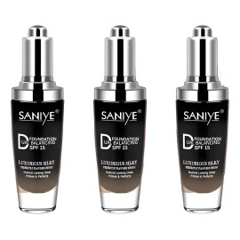 Gama De 3 Base De Maquillaje Alta Cobertura Saniye Dual