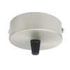 Junction Box Brushed Gold Metal in Set with Accessories Diameter