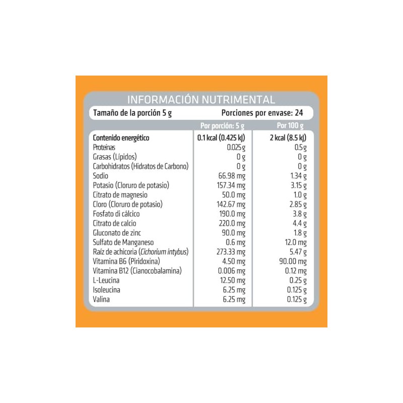 HEALTHADDICTION Polvo de Electrolitos con BCAAs Prebióticos y Vitaminas B