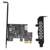 PCIE to USB 3.2 Expansion Card, High Speed Black 5Gbps