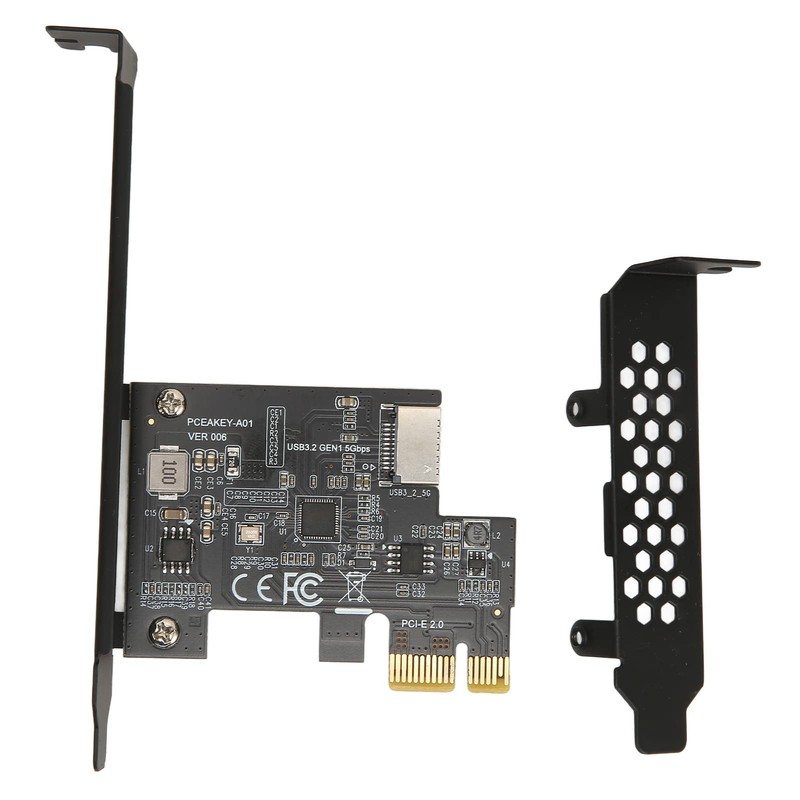 PCIE to USB 3.2 Expansion Card, High Speed Black 5Gbps
