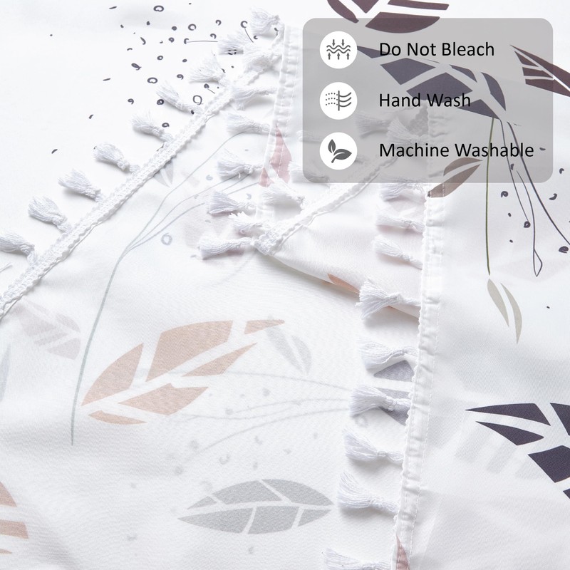 Encasa Homes Silky Polyester Table Cloth For 6 to 8