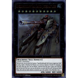 Superdreadnought Rail Cannon Juggernaut Liebe - LED4-EN034 - Ultra Rare - 1st Edition