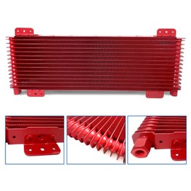 40k Transmission Oil Cooler Kit，Low Pressure Drop Transmission Oil Cooler suitable for Heavy Duty 40,000 GVW Max，including Mounting Hardware,Towing Applications, Easy to Install,LPD47391, 47391