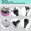 findTop 4 Piezas Clips de Ventilación de Coche, Female Bling