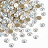 Beadsland 1440 pieces flat back rhinestones, nail crystals rhinestones for